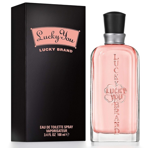  LUCKY You Perfume for Women, Eau De Toilette Day or Night Spray with Fresh Flower Citrus Scent, 3.4 Ounce