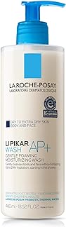 La Roche-Posay Lipikar Wash AP+ Body & Face Wash with Pump, Gentle Cleanser with Shea Butter & Niacinamide for Extra Dry Skin, Allergy Tested