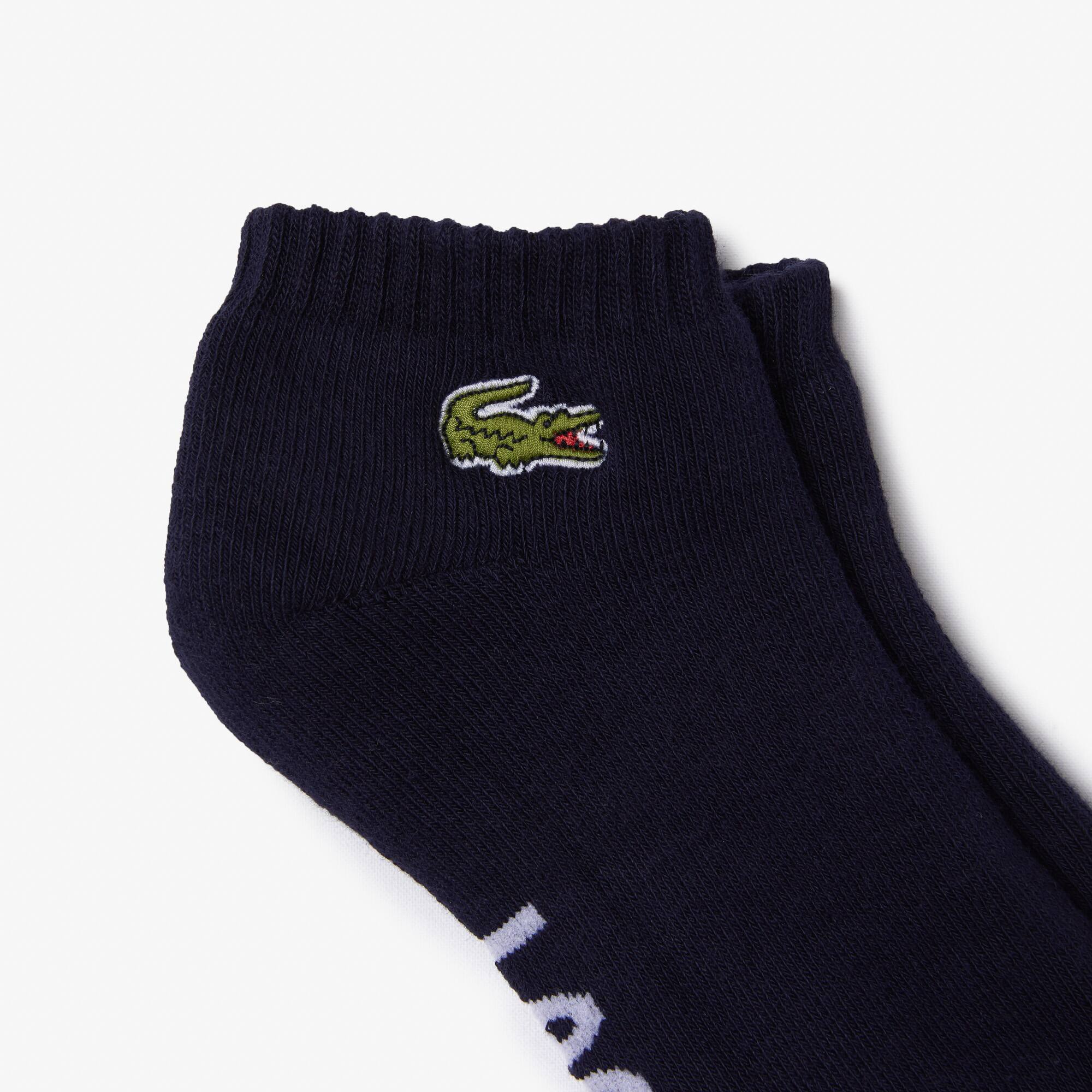라코스테 Lacoste Unisex SPORT Branded Stretch Cotton Low-Cut Socks