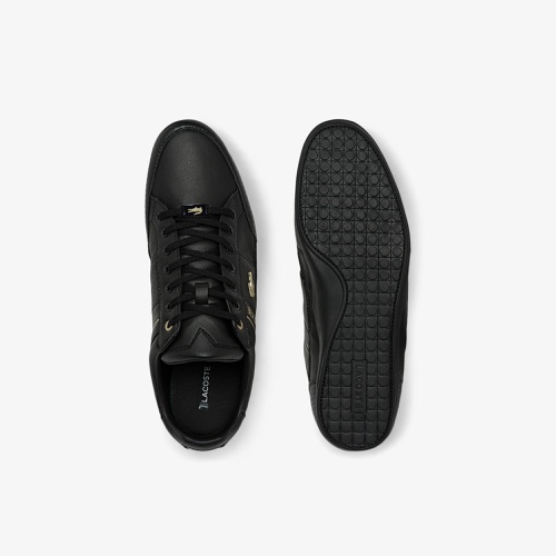 라코스테 Lacoste Mens Chaymon Synthetic and Leather Sneakers