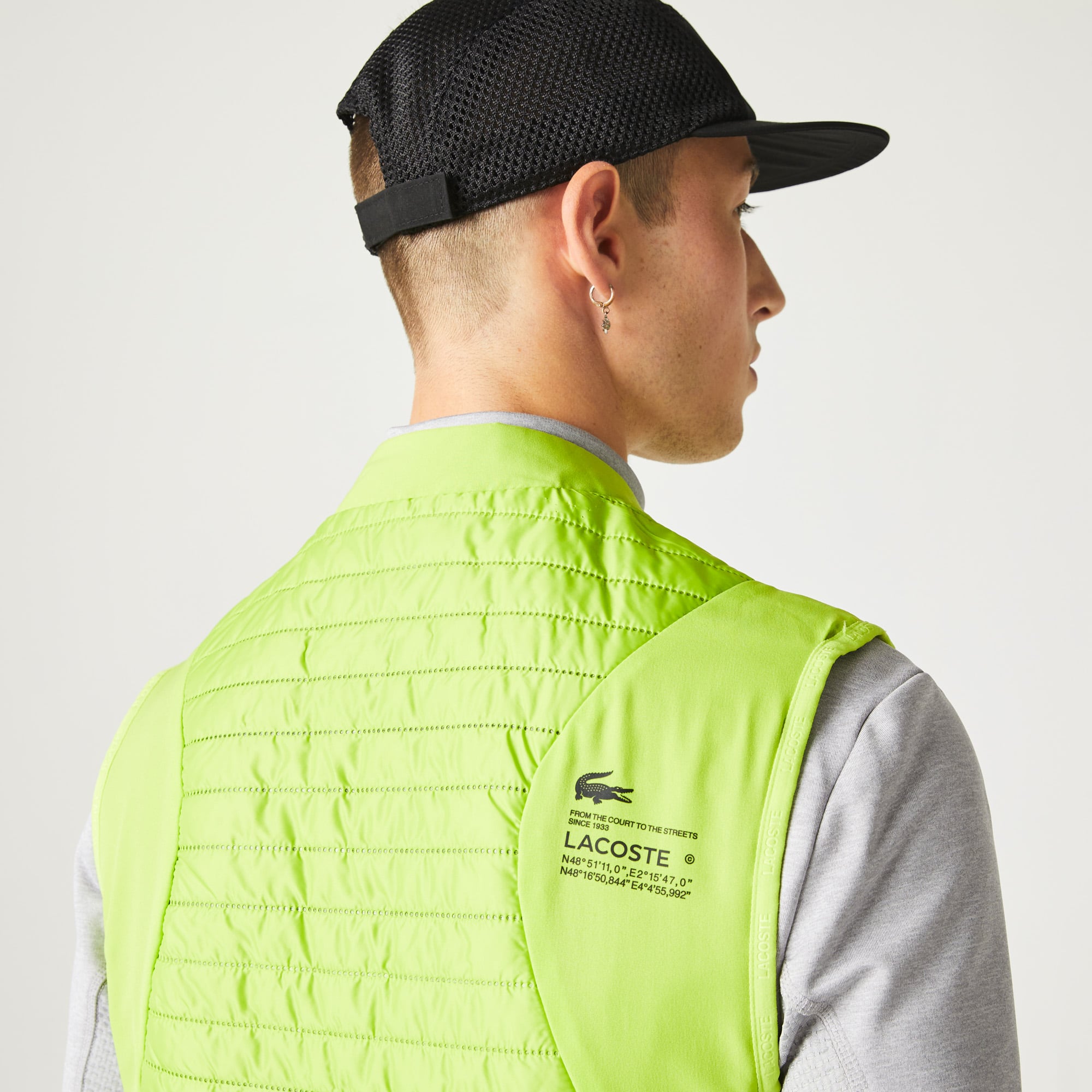 라코스테 Lacoste Mens SPORT Padded Reversible Vest