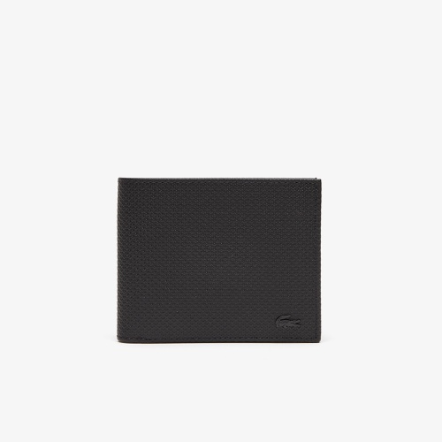 라코스테 Lacoste Mens Foldable Calfskin Wallet