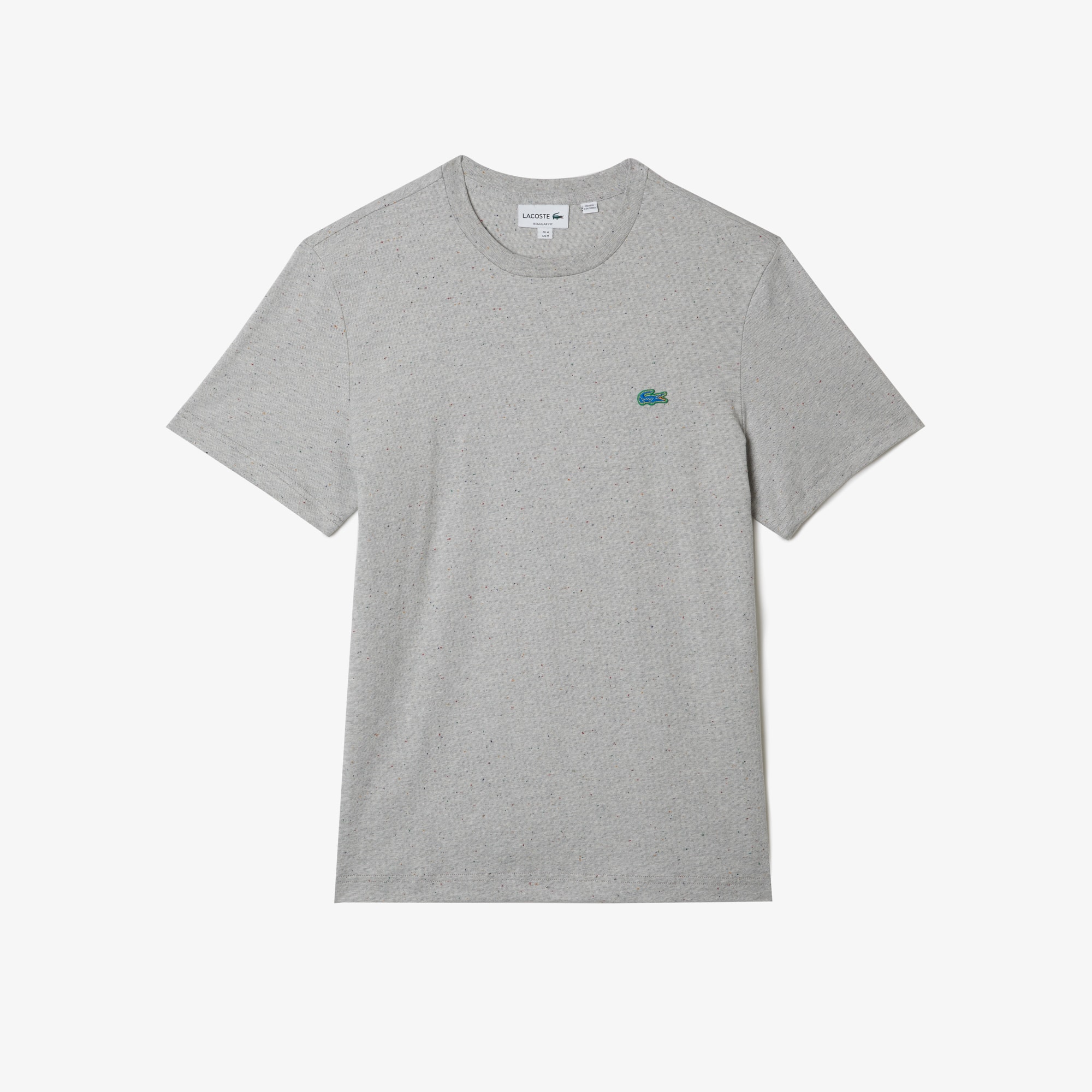 Lacoste Mens Regular Fit Speckled Print Cotton Jersey T-Shirt