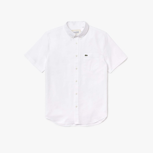 라코스테 Lacoste Menu2019s Regular Fit Cotton Shirt
