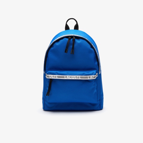라코스테 Lacoste Unisex Neocroc Backpack with Zipped Logo Straps