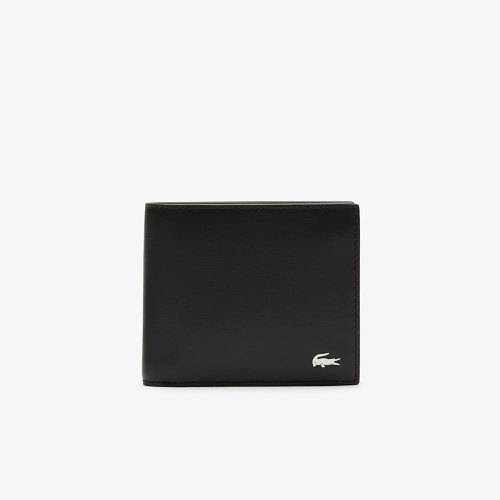라코스테 Lacoste Menu2019s Wallet and Logo Keychain Gift Set