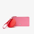 Lacoste Womenu2019s Anna Reversible Double Pouch with Lanyard