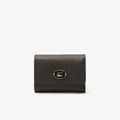 Lacoste Womenu2019s Top Grain Leather Flap Close Wallet