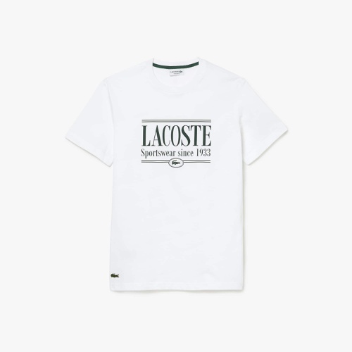 라코스테 Lacoste Mens Regular Fit Jersey T-Shirt