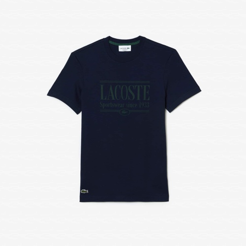라코스테 Lacoste Mens Regular Fit Jersey T-Shirt