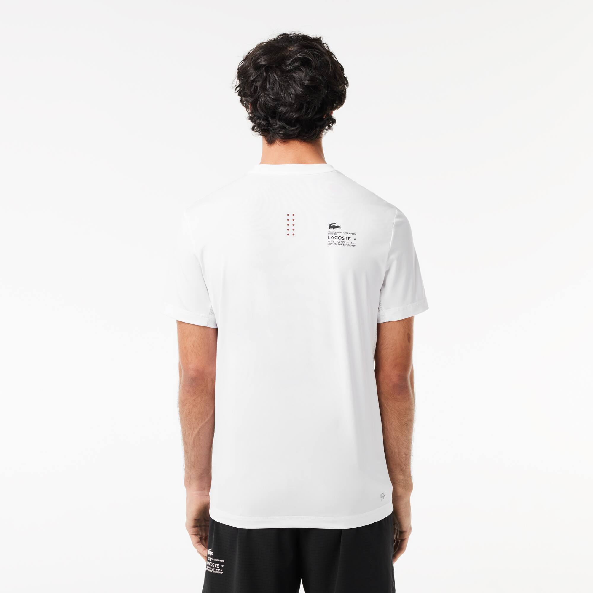 라코스테 Lacoste Menu2019s SPORT Slim Fit Stretch Jersey T-Shirt