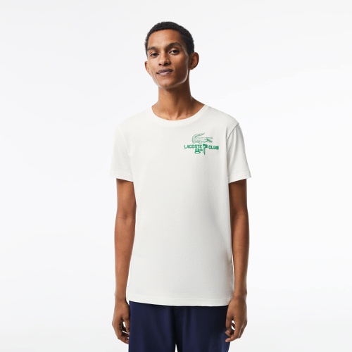 라코스테 Lacoste Menu2019s Golf Regular Fit Organic Cotton T-Shirt