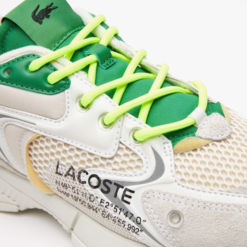 라코스테 Lacoste Mens L003 Neo Textile Sneakers