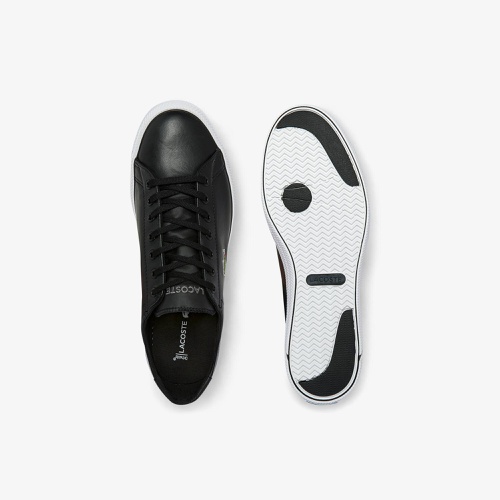 라코스테 Lacoste Mens Gripshot Leather and Synthetic Sneakers