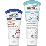 lavera SOS Hand Balm & Hand Cream Set: Includes Moisturizing Balm & Hydrating Hand Cream provide instant relief and daily care for dry & working Hands