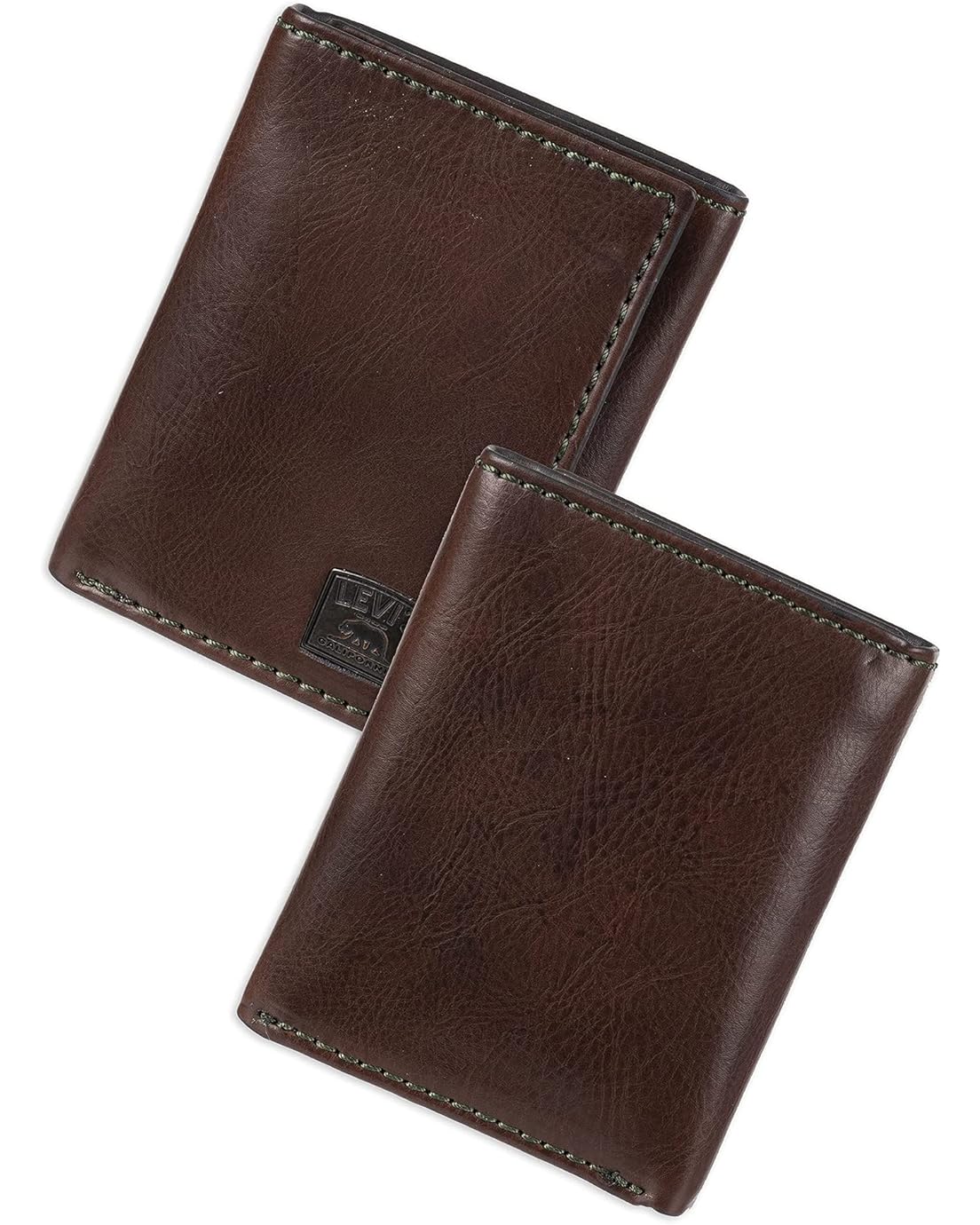 리바이스 Levis Mens Trifold Wallet-Sleek and Slim Includes Id Window and Credit Card Holder