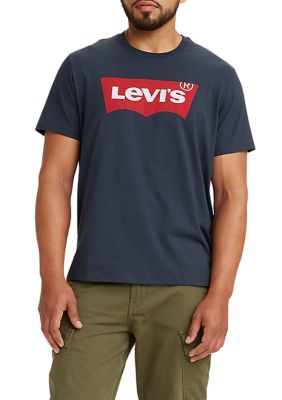 리바이스 Mens Graphic Set-In Neck T-Shirt
