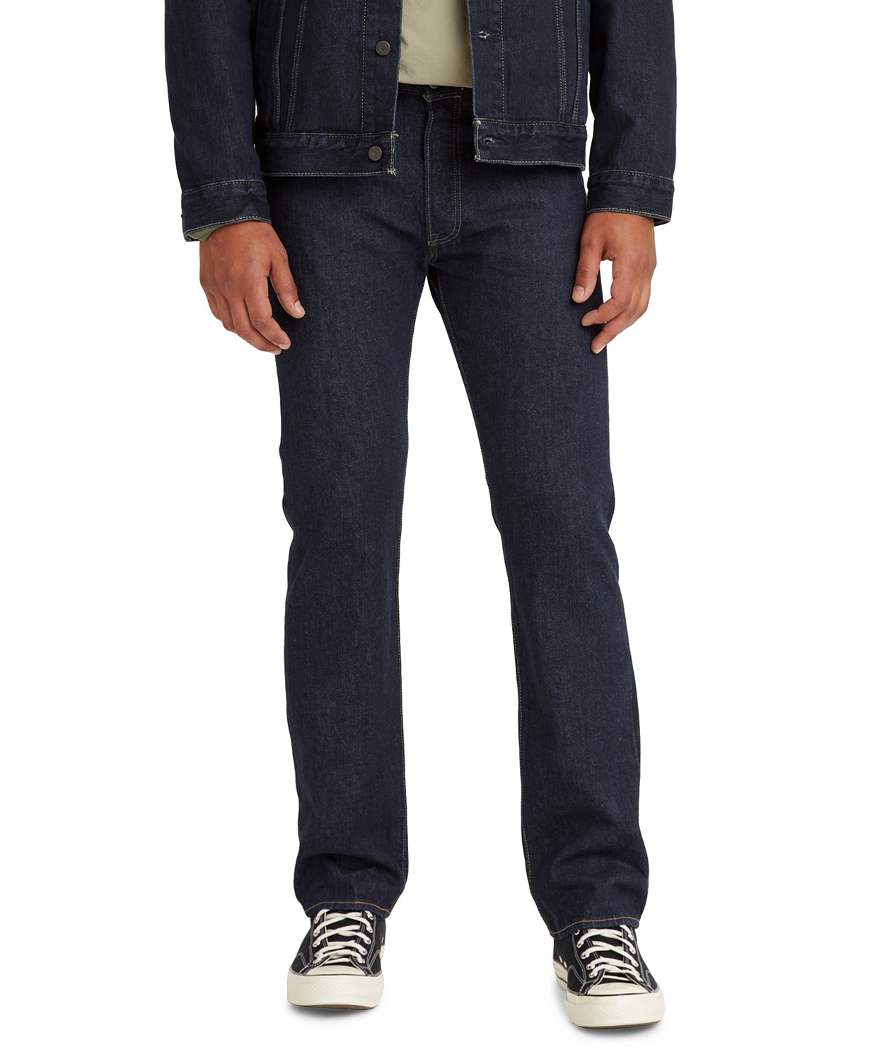 Mens 501 Originals Premium Straight-Fit Jeans