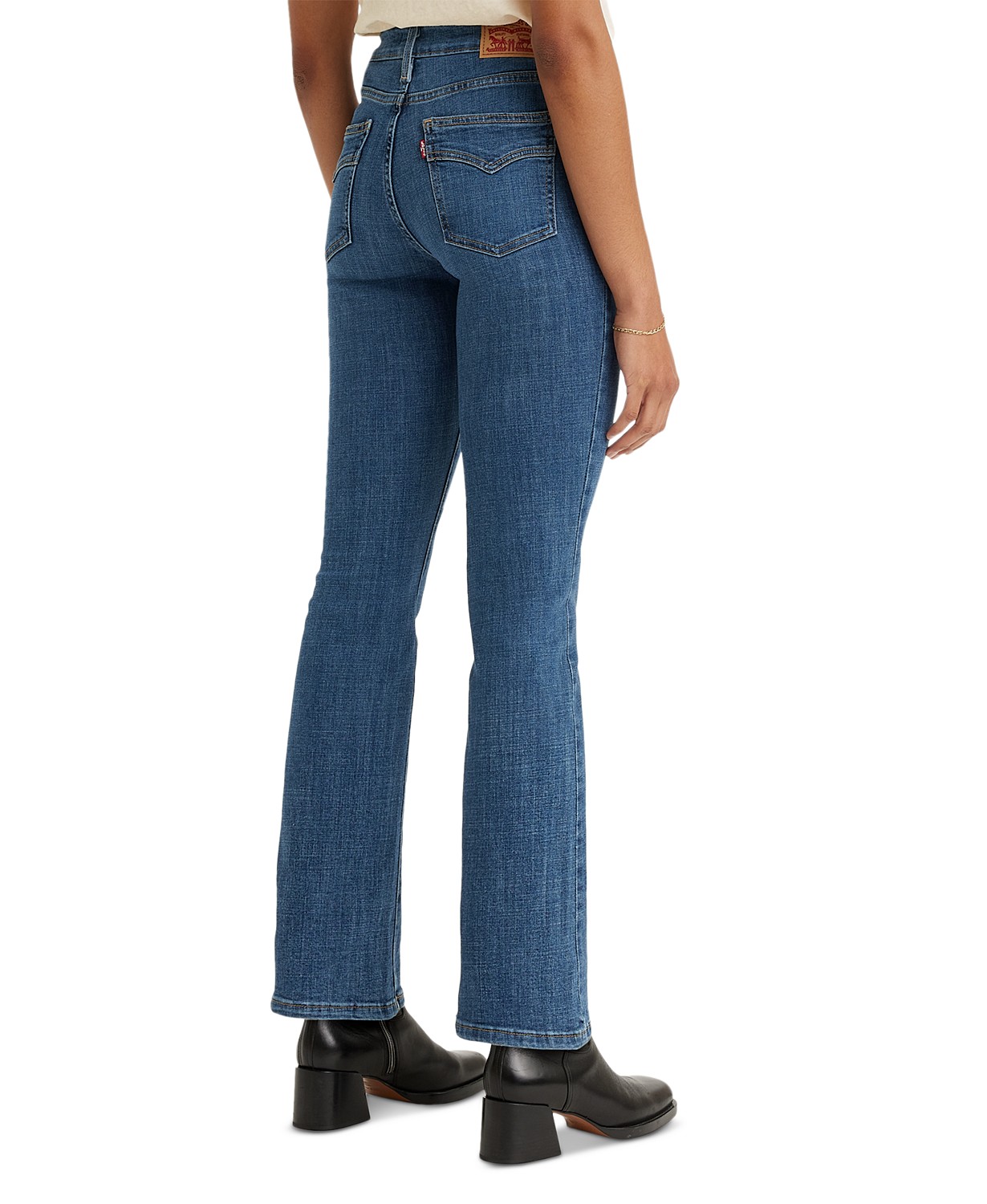 리바이스 725 Heritage Zip Bootcut Jeans in Short Length