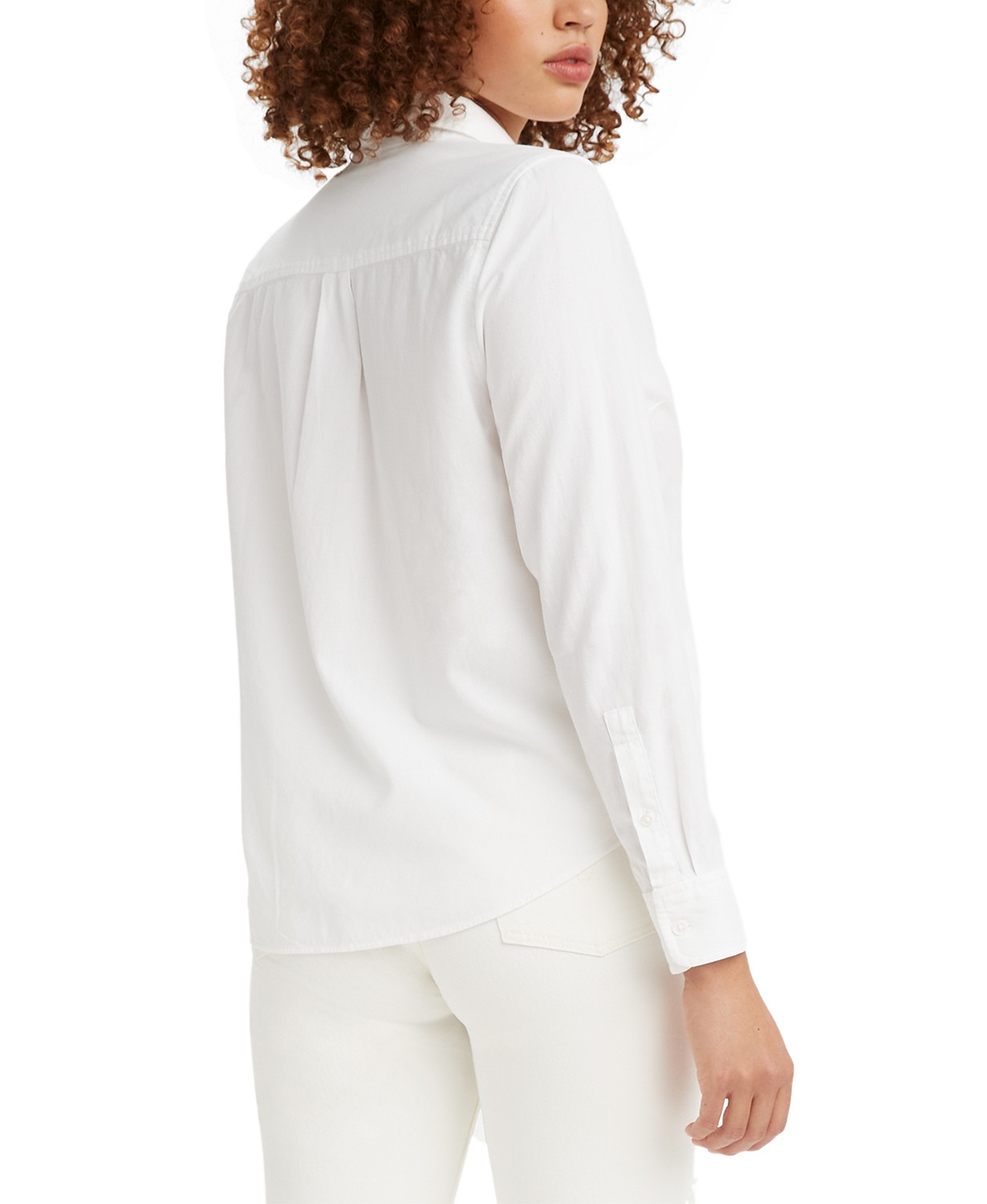 리바이스 The Classic Cotton Box-Pleat-Back Long-Sleeve Shirt