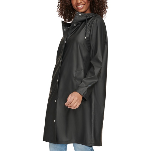리바이스 Womens Long Hooded Rain Coat