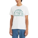 Mens Classic Standard-Fit Arch Logo Graphic T-Shirt
