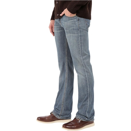 리바이스 Levis Mens 527 Slim Boot Cut Jeans in Medium Chipped