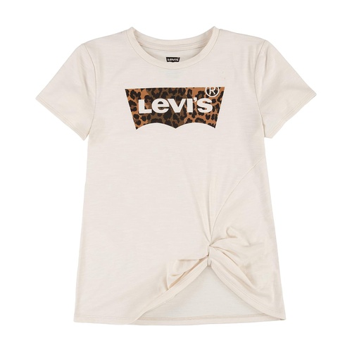 리바이스 Levis Kids Front Tie Graphic T-Shirt (Big Kids)