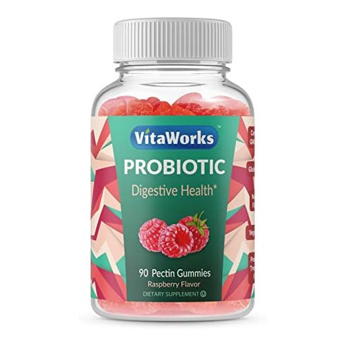  Lifeable Probiotics - 2 Billion CFU - Great Tasting Natural Flavor Gummy Supplement - Gluten Free Vegetarian Probiotic Chewable - for Gut Health and Immune Support - for Adults, Ma