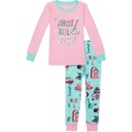 Little Blue House by Hatley Kids Rockin Holidays Applique Pajama Set (Toddleru002FLittle Kidsu002FBig Kids)