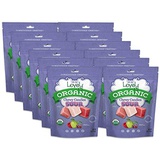 Lovely Candy Co. ORGANIC Sour Chewy Candies (12-pack) - Lovely Co. 5oz Bags - Raspberry, Apple & Cherry Flavors | NO HFCS, GLUTEN or Fake Ingredients, 100% VEGAN & Kosher!