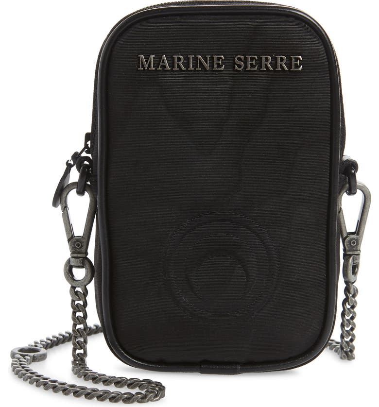  Marine Serre Phone Case Mini Crossbody Bag_BLACK