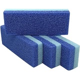 MARYTON Foot Pumice Stone for Feet Hard Skin Callus Remover and Scrubber (Pack of 4) (Blue)