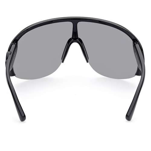 몽클레르 Moncler Polarized Shield Sunglasses_SHINY BLACK / SMOKE