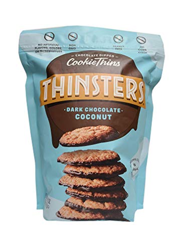 MRT Mrs Thinsters Dark Chocolate coconut cookie thins 18 Oz Bulk Savings