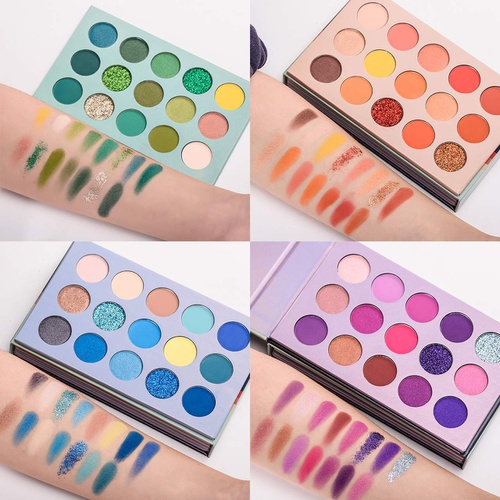  MYUANGO 60 Shades Color Board Eyeshadow Palette Shimmer Matte and Glitter Eye Shadow Soft Creamy Texture Waterproof Blendable Long Lasting Eye Makeup Palette