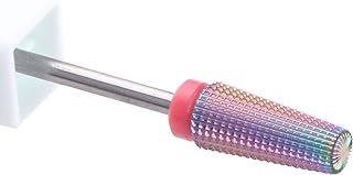 MZCMSL 5 in 1 Carbide Nail Drill Bit for Removing Acrylic or Gel Nail Polish, Both Left and Right Handed - Two Way Rotate Use,3/32 Shank efile Bit (Fine,Multicolor)