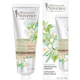 Mademoiselle Provence Organic Almond Ultra-Rich Hand Cream with Orange Blossom Extracts, Dry Sensitive Skin Shea Butter Natural Vegan Hand Moisturizing Lotion , Dermatologist Teste
