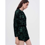 Maje Sequinned playsuit