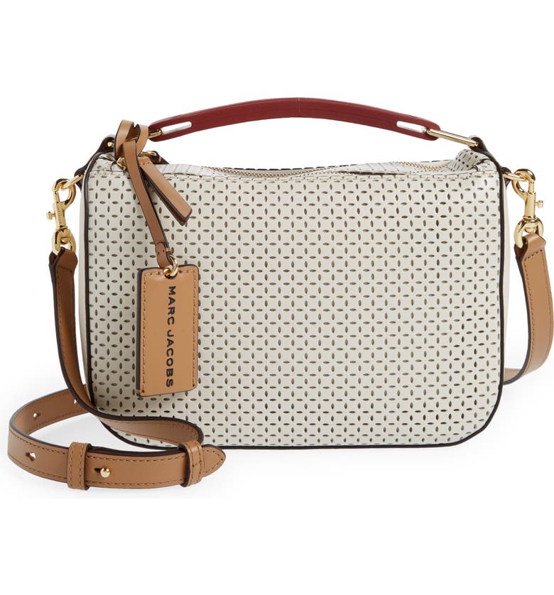 Marc Jacobs The Box Leather Crossbody Bag_IVORY MULTI