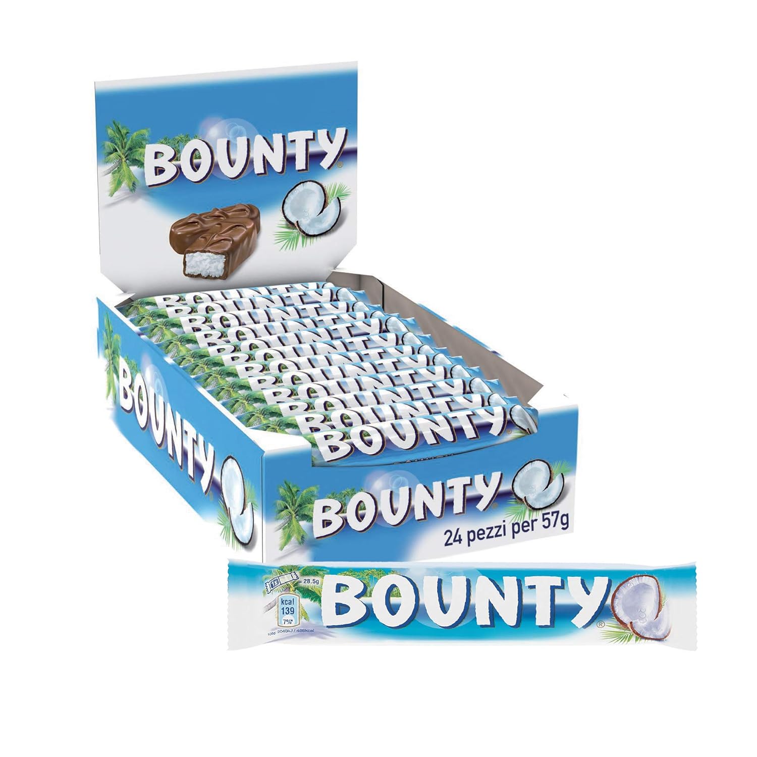  Mars Bounty Riegel , 24er Pack (24 x 57 g Riegel)