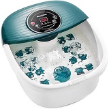 MaxKare Foot Spa/Bath Massager with Heat, Bubbles, and Vibration, Digital Temperature Control, 16 Masssage Rollers with Mini Detachable Massage Points, Soothe and Comfort Feet