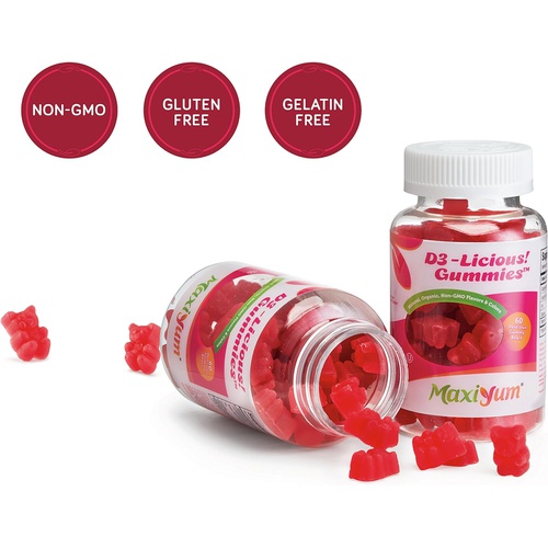  Maxi Health Vitamin D Guumies (60 Gummies)