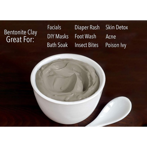  Mayan Magic Mud Powerful Deep Pore Cleansing Calcium Bentonite Clay - Natural Face Mask Peel For Men And Women - USA Made Full Facial Skin Care - Spa Level Beauty Products That Cle