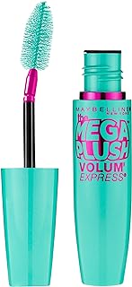 Maybelline New York Volume Express Mega Plush Washable Mascara, Very Black, 0.3 Fluid Ounce