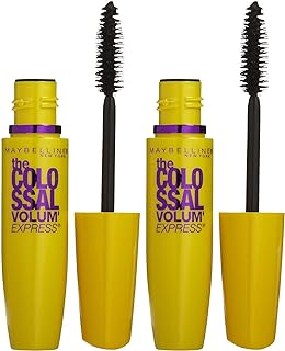 Maybelline New York Volum Express The Colossal Mascara - Glam Black - 2 Pack