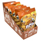 Meiji Hello Panda Cookies, Caramel Creme Filled - 7 Oz, Pack Of 6 - Bite Sized Cookies with Fun Panda Sports