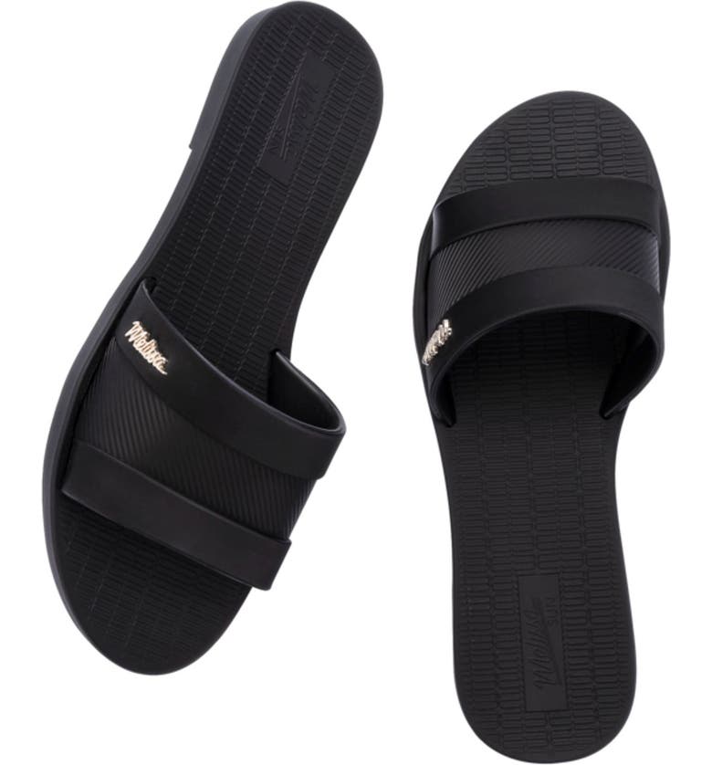 멜리사 Melissa Sun Slide Sandal_BLACK/ BLACK