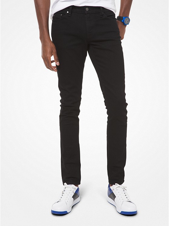 Michael Kors Mens Slim-Fit Stretch-Cotton Jeans
