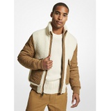 Michael Kors Mens Sherpa and Quilted Nylon Jacket